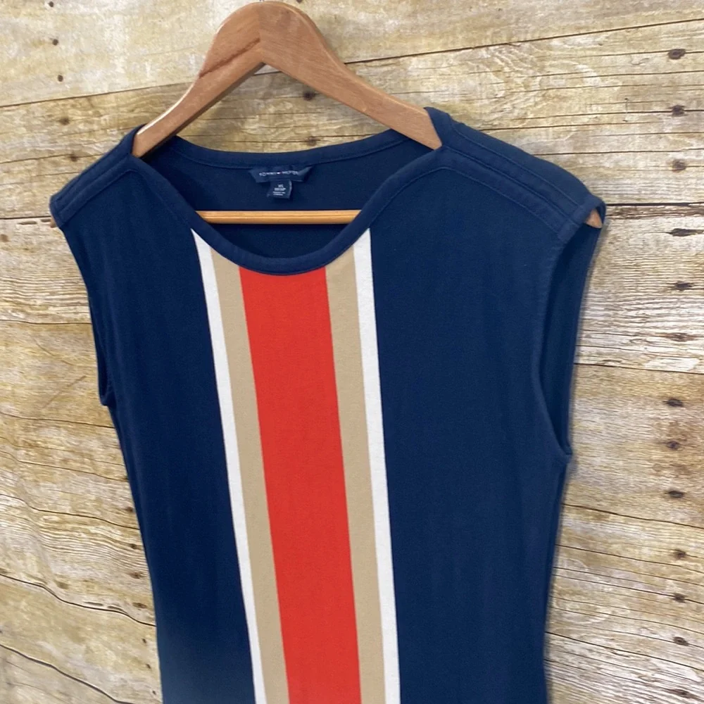 Vintage Tommy Hilfiger blue mod dress size extra small - Picture 7 of 12